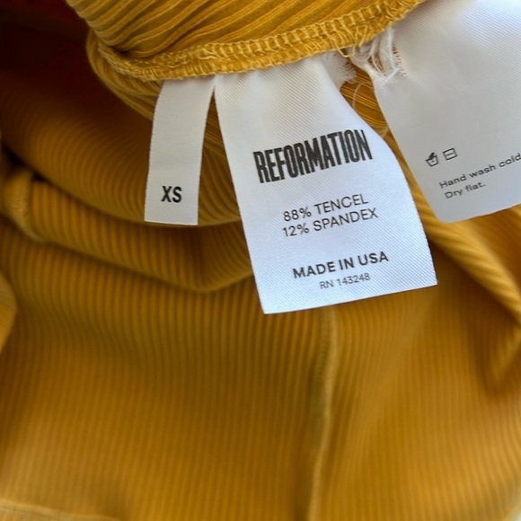 Reformation Sarah Ribbed Mini Sundress - Picture 7 of 10